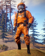 The old hazmat suit in-game.