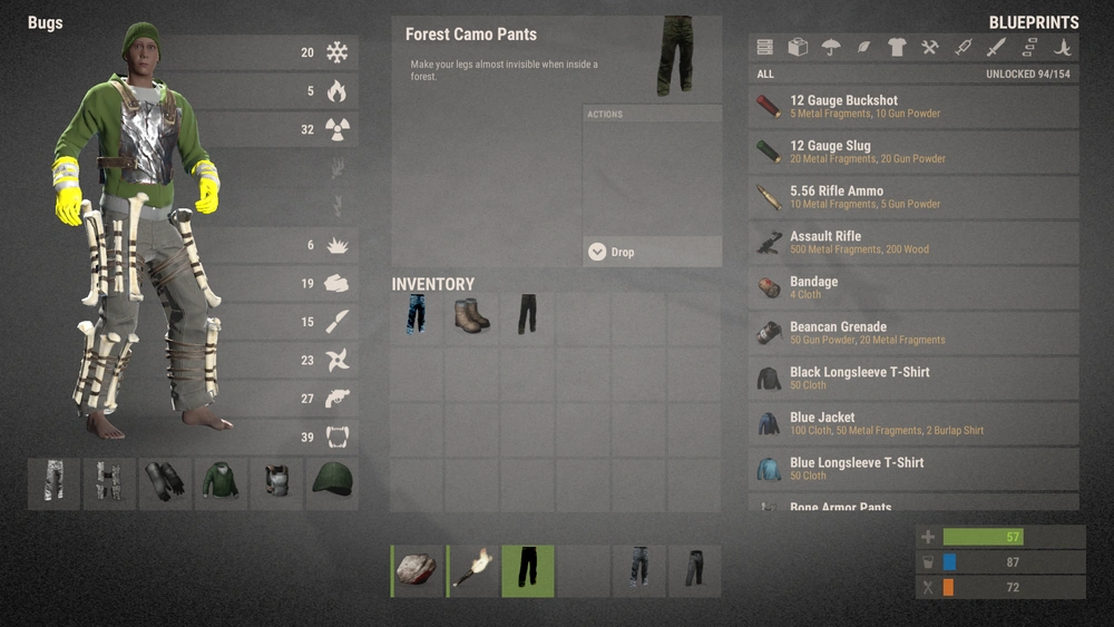 Rust door campers counters Rust — Bandit Camp guide