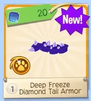 Deep freezer diamond tail armor
