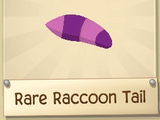 Rare Raccoon Tail