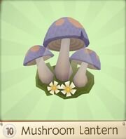Purple Mushroom Lantern