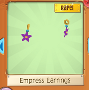 Rare empress earrings