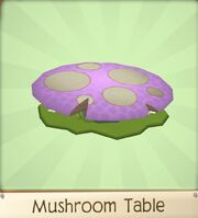 Pink Mushroom Table