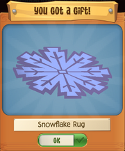Snowflake rug