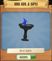 Bird bath