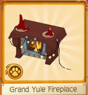 Grand Yule Fireplace