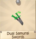 Dual samurai gray green