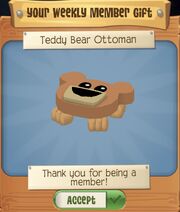 Teddy Bear Ottoman