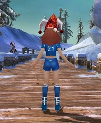 Форма Италии гном вид сзади