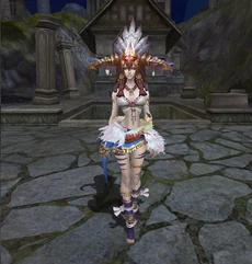 Язычница весперианка вид спереди