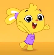 An HD version of Mimi Lucien with her arms out.