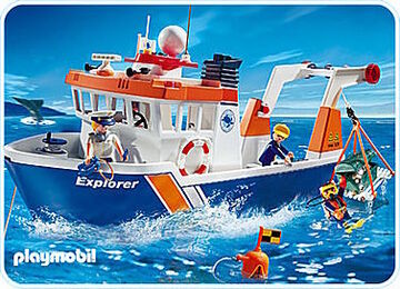 Playmobil outlet fishing boat