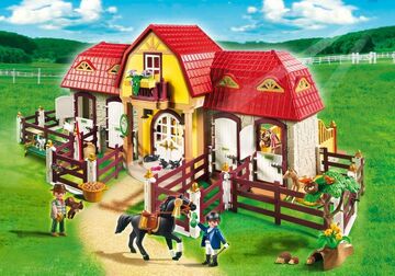 5221 Large Horse Farm with Paddock Playmobil Wiki Fandom