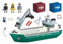 schijf Dapperheid Boos worden 5253 Container Ship | Playmobil Wiki | Fandom