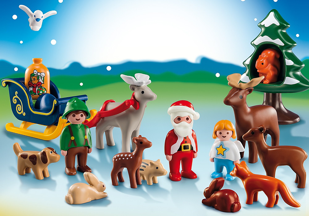 5497 1.2.3 Advent Calendar Christmas in the Forest Playmobil Wiki