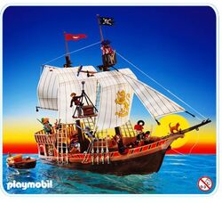 Old playmobil pirate ship new arrivals