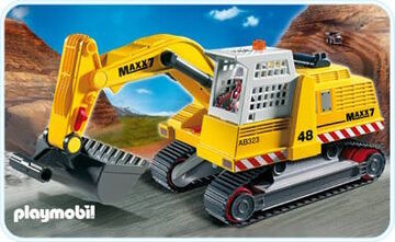 4039 Heavy Duty Excavator | Playmobil Wiki | Fandom