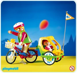 3068 Bike with Trailer | Playmobil Wiki | Fandom