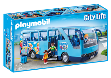 Playmobil School Bus Vehicle Playset : Toys & Games 