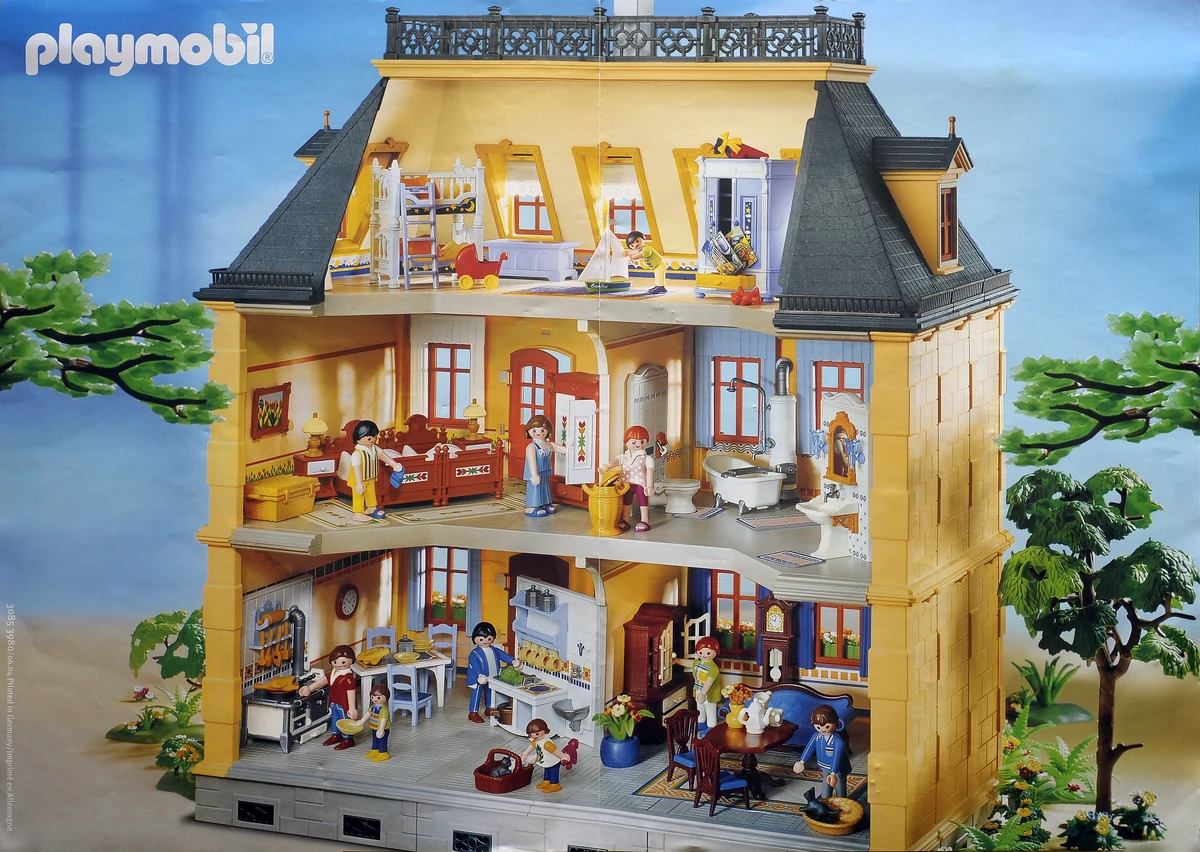 Playmobil 5301 Grand Manoir – Avec étage Supplémentaire – Occasion