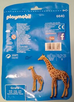 Playmobil giraffe online with calf