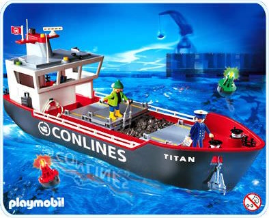 Playmobil hot sale cargo ship