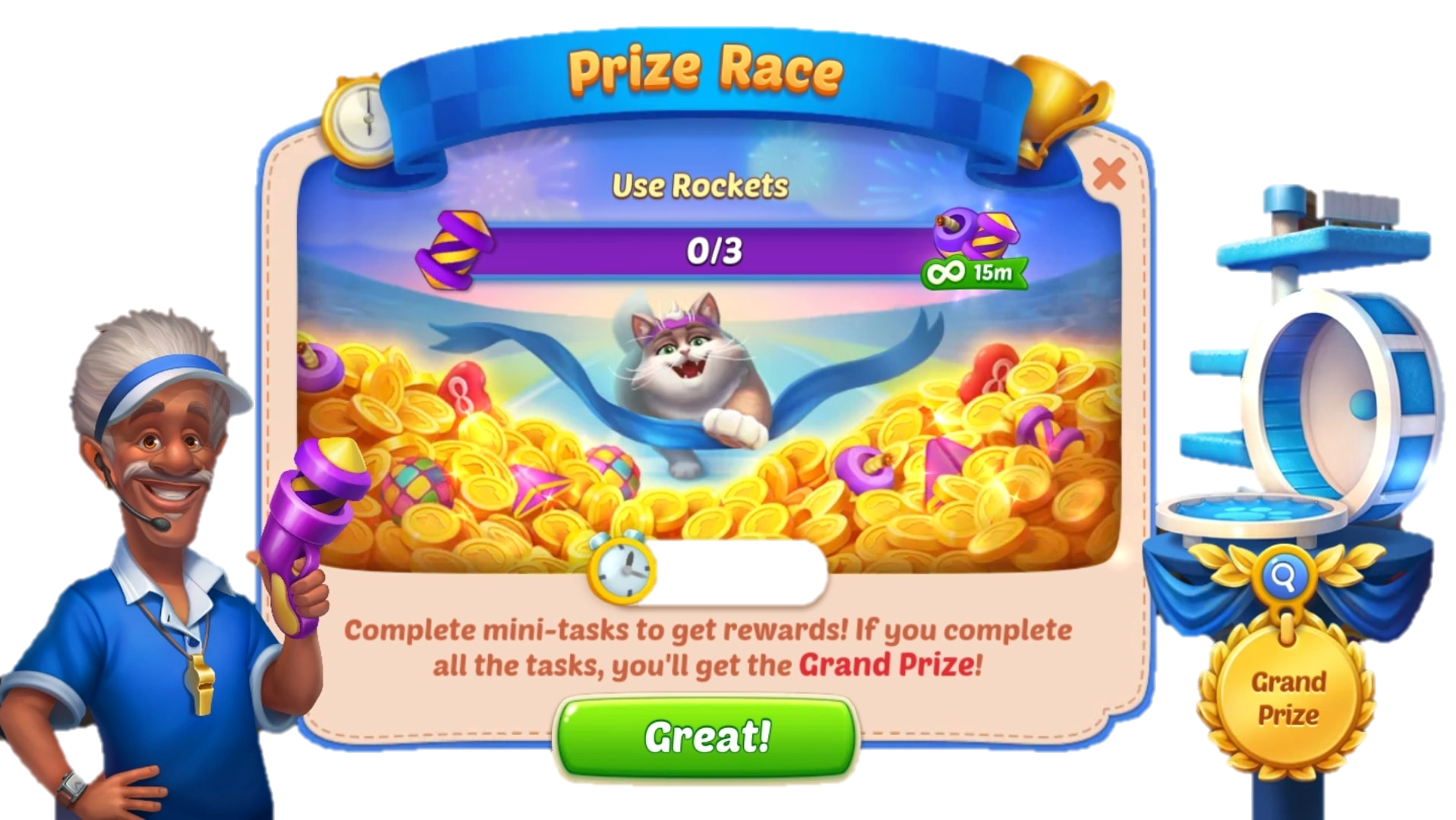 Prize Race | Homescapes Wiki | Fandom