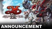 Ys IX Monstrum Nox - Announcement Trailer (PS4, Nintendo Switch, PC)