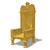 Golden throne