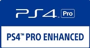 Logo applied to games compatible with the PS4 Pro.