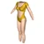 Gold Maillot costume