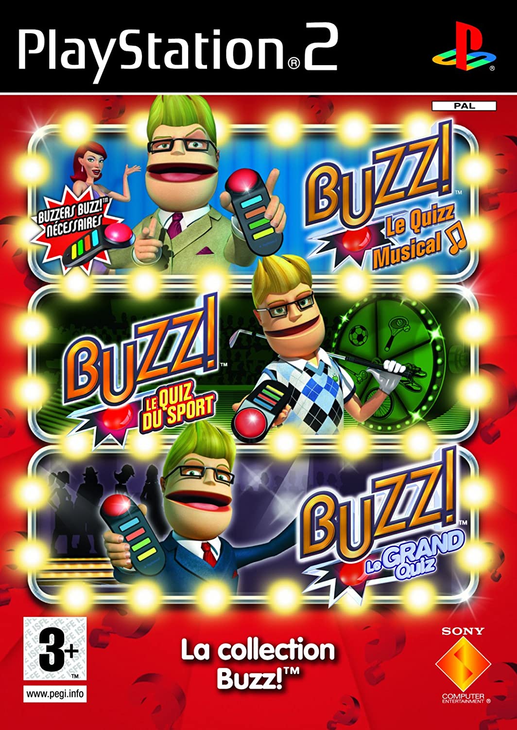 BUZZ: The Mega Quiz Bundle - PlayStation 2