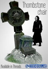 Tombstone chair