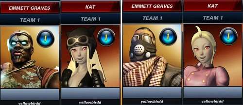 Kat's Spy Outfit (Left) and Sea Kat (Right)