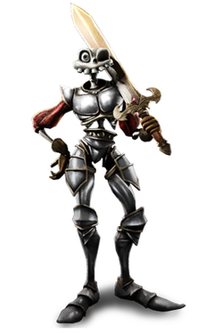 Sir Daniel Fortesque, as he appears in All-Stars.