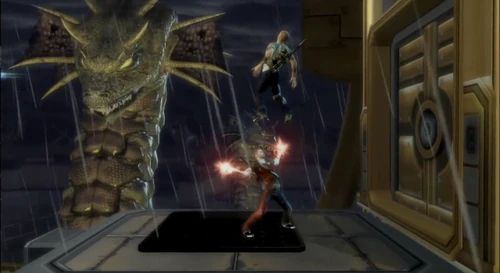 Evil Cole MacGrath's Level 1 Super Move
