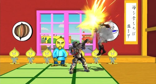 Colonel Radec fires his Shotgun