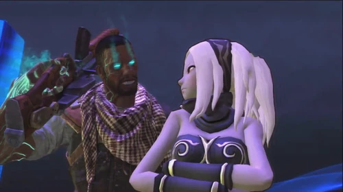 Speaking with her rival, Emmett