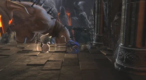 Sly uses his Alarm Clock to stun Toro