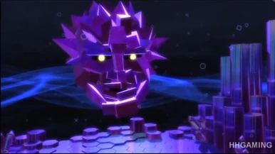 Polygon Man's intro cutscene before his fight.