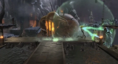 Sir Daniel Fortesque's Level 3 Super Move in action.