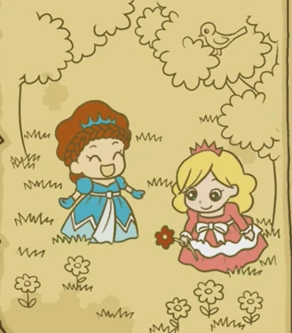 Princesses Plump and Muffintop hanging out in the Black Forest.