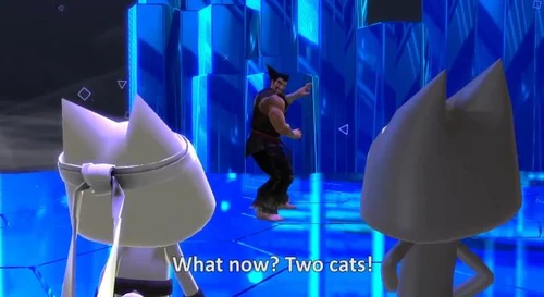 Heihachi meets Toro and Kuro