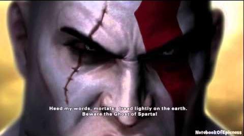Playstation All-Stars Battle Royale Kratos Intro Rival Ending Cutscene