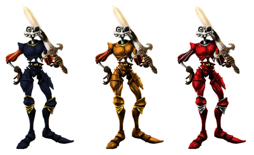 Daniel's alternate armour colours.