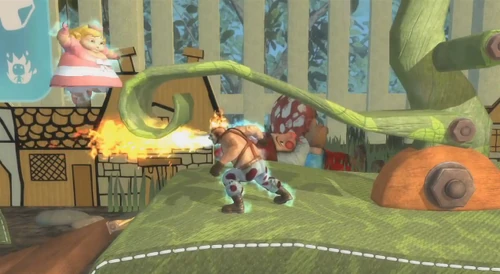 Sweet Tooth breathes fire on his opponents