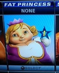 Fat Princess' fairy tale costume