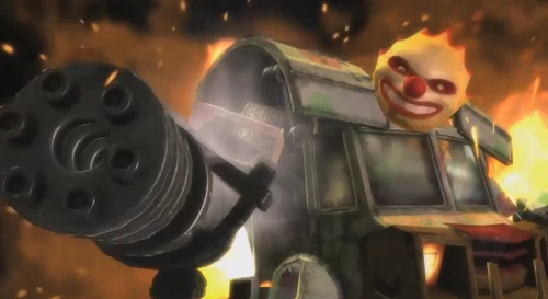 Sweet Tooth's Level 3 Super Move (Sweet-Bot)