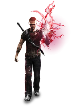 Evil Cole, as he appears in All-Stars