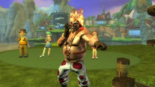 Sweet Tooth's victory pose